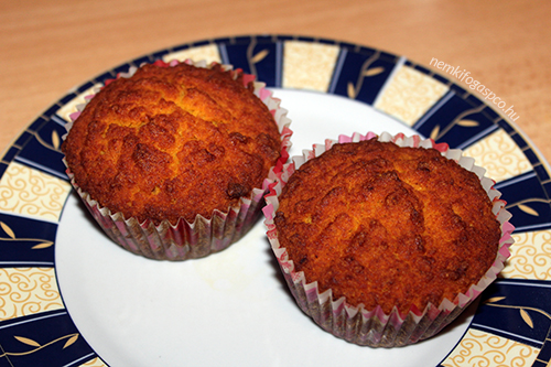Sütőtökös muffin – barna rizsliszttel, eritrittel